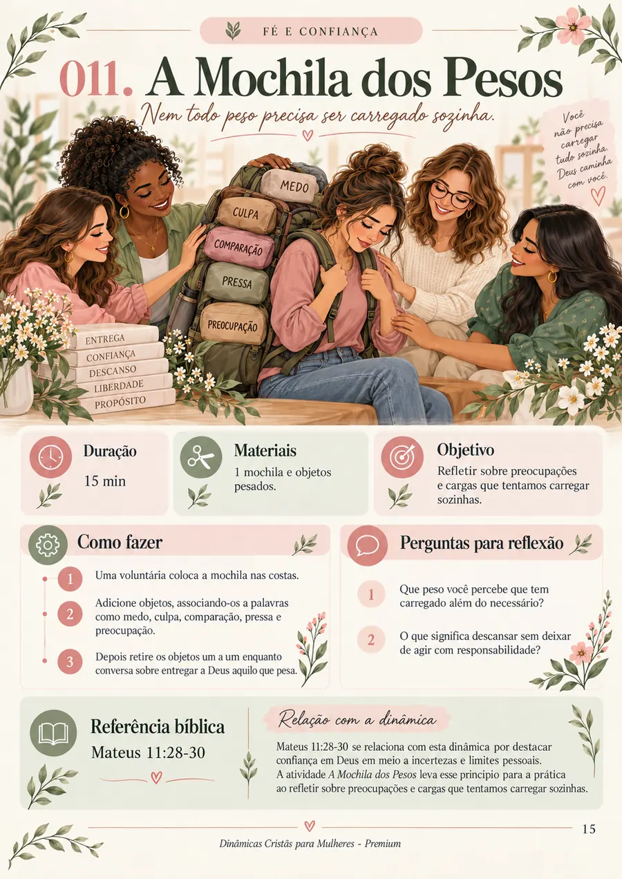 Página de dinâmica 11 do material